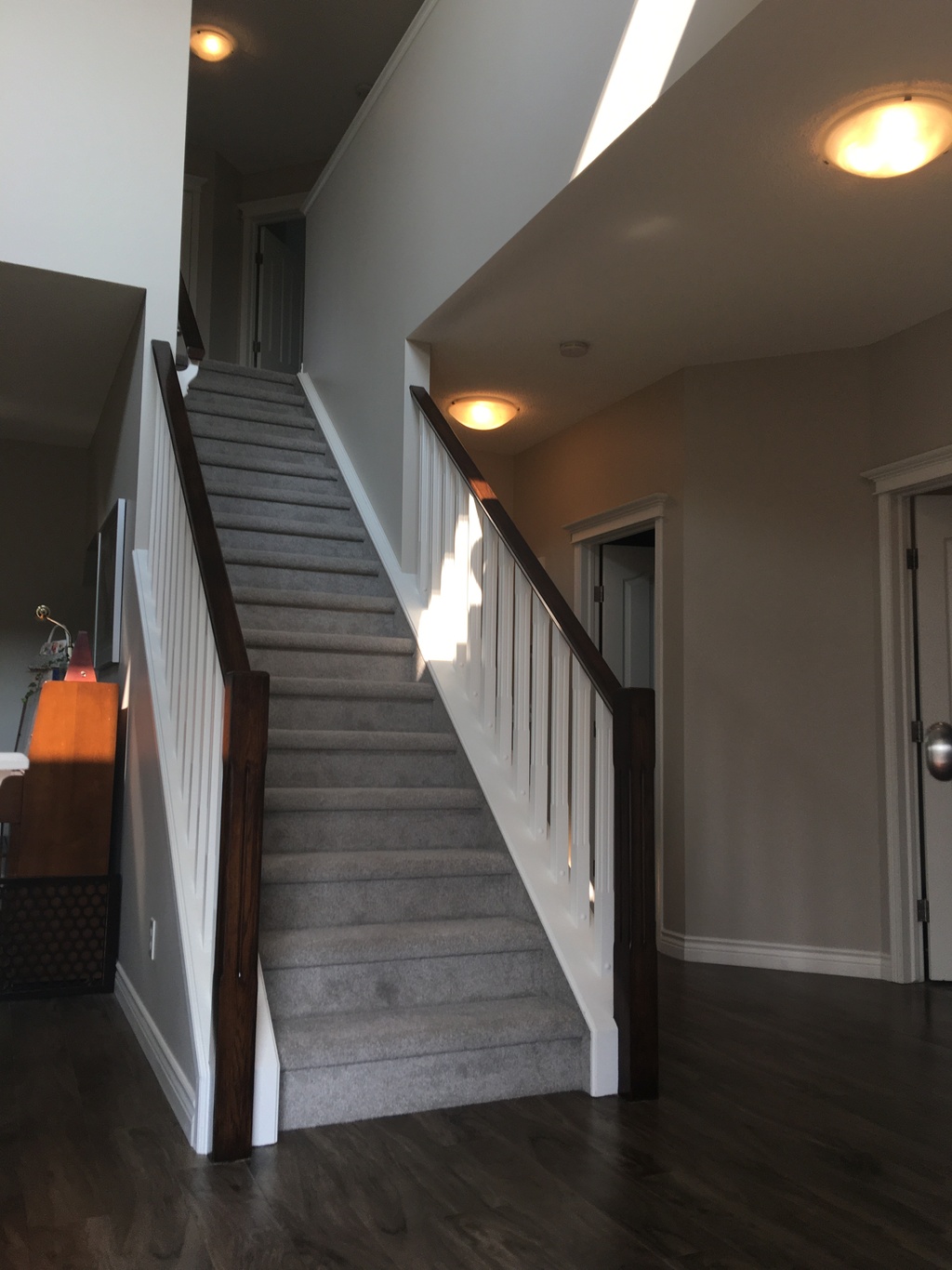 Newly renovate stairway