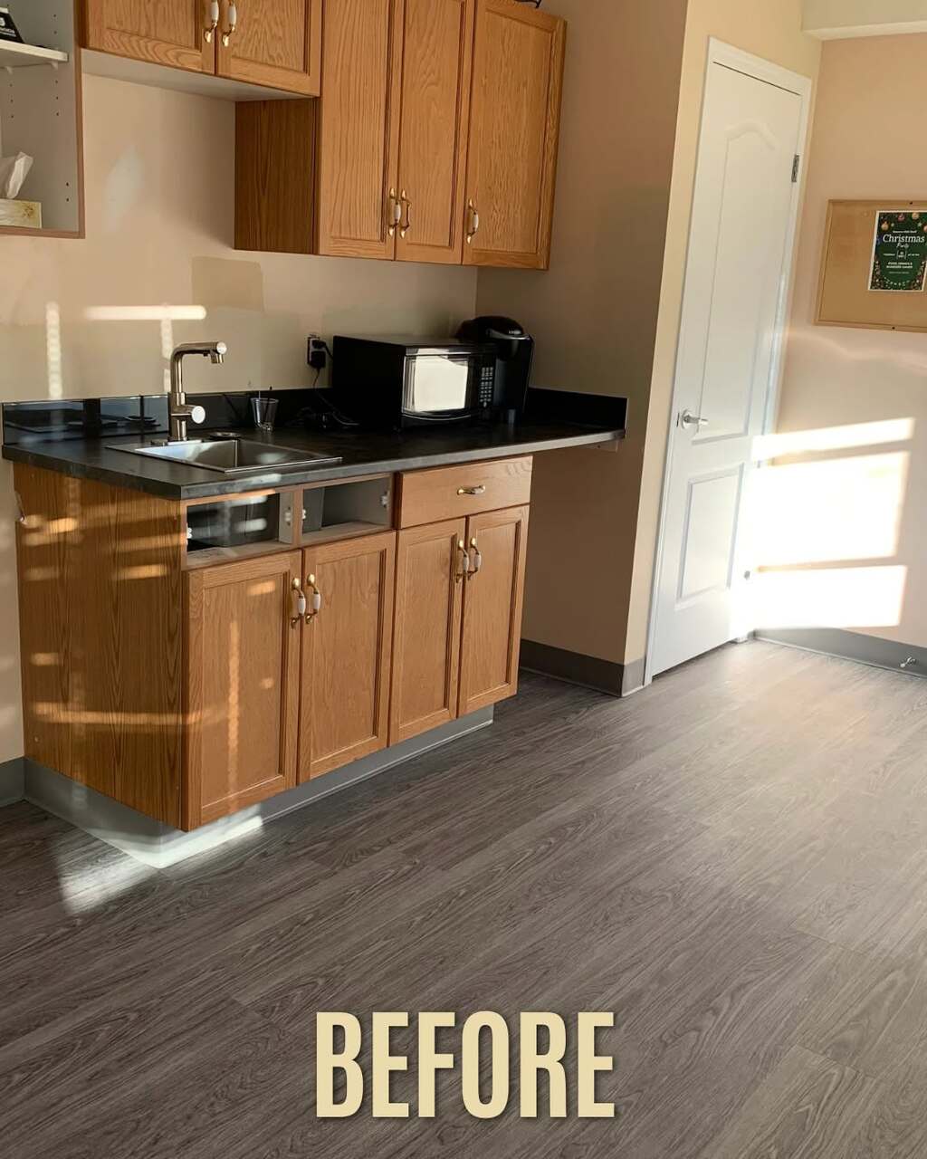 Before Kitchen Refinish